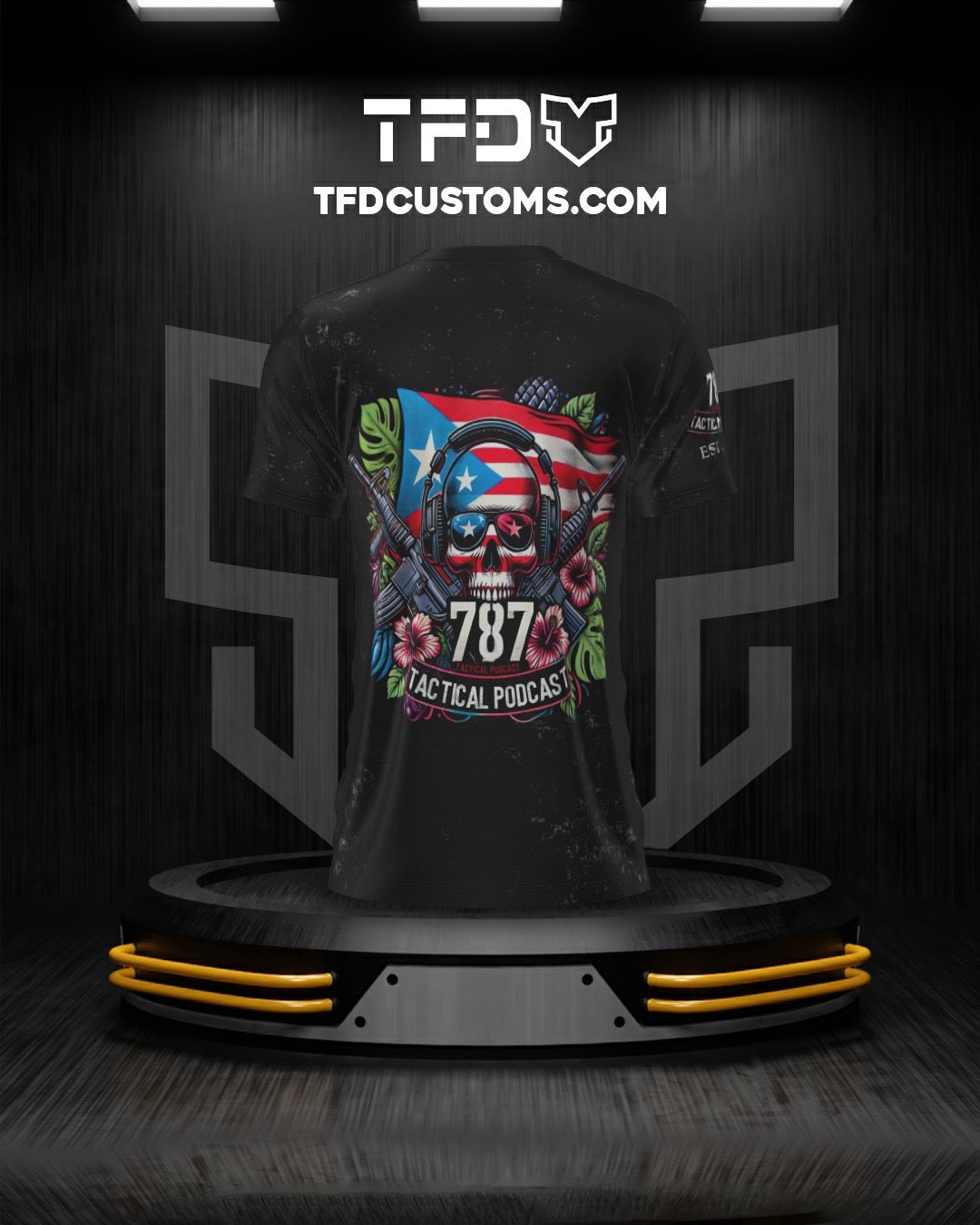 Camisa 6to aniversario 787 Tactical podcast