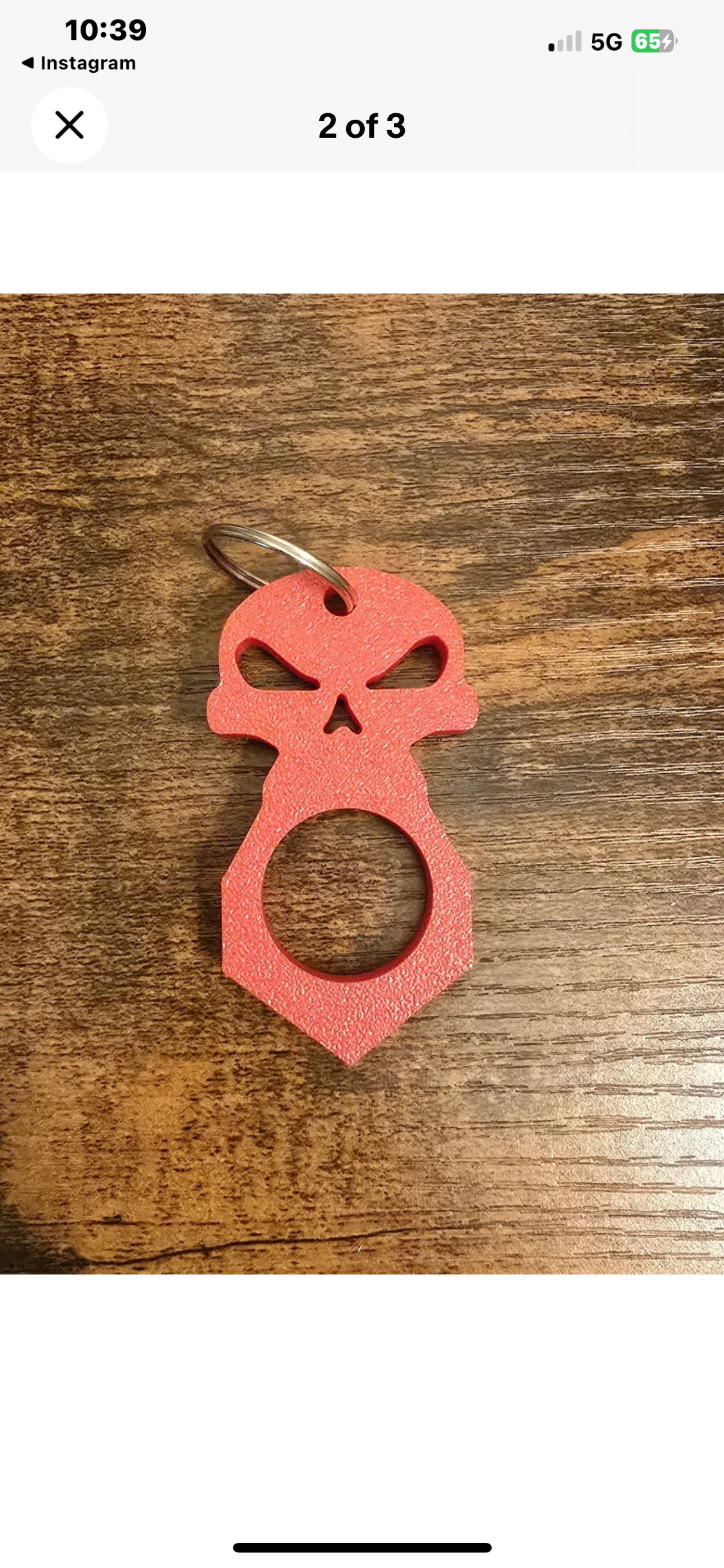 💀 Skull Keychain 3D – Defensa Personal Compacta y Efectiva 💥