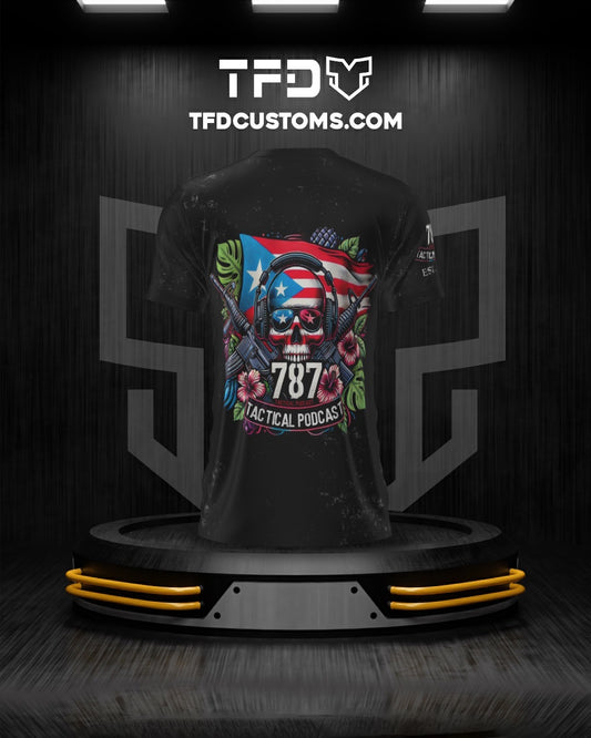 Camisa 6to aniversario 787 Tactical podcast