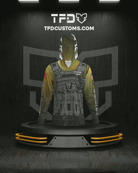 787 Tactical collab/ El junior de armas hoodie